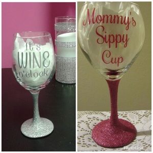Custom wine glasses